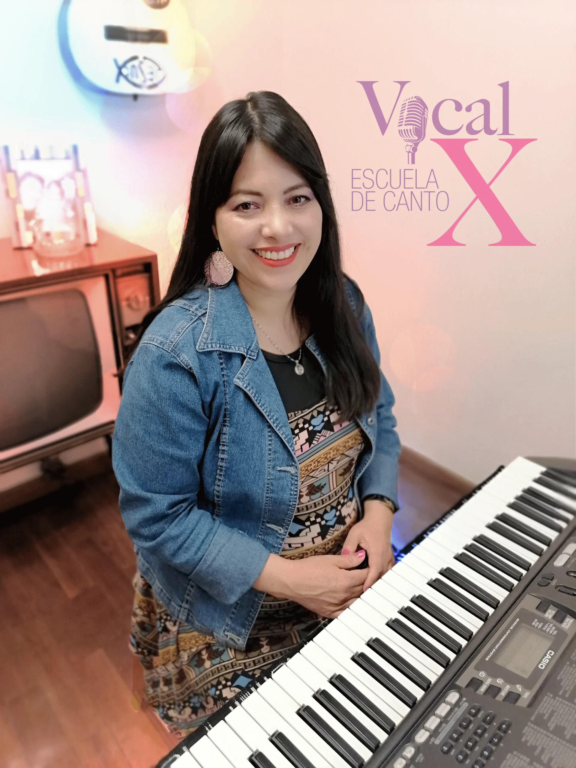 Nuestra vocal coach en la Escuela de Canto Vocal X. Cursos de Canto Online